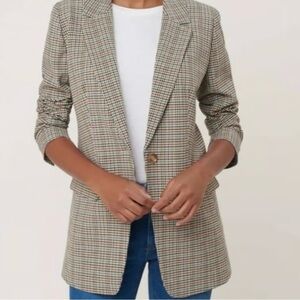 LOFT Plaid Blazer